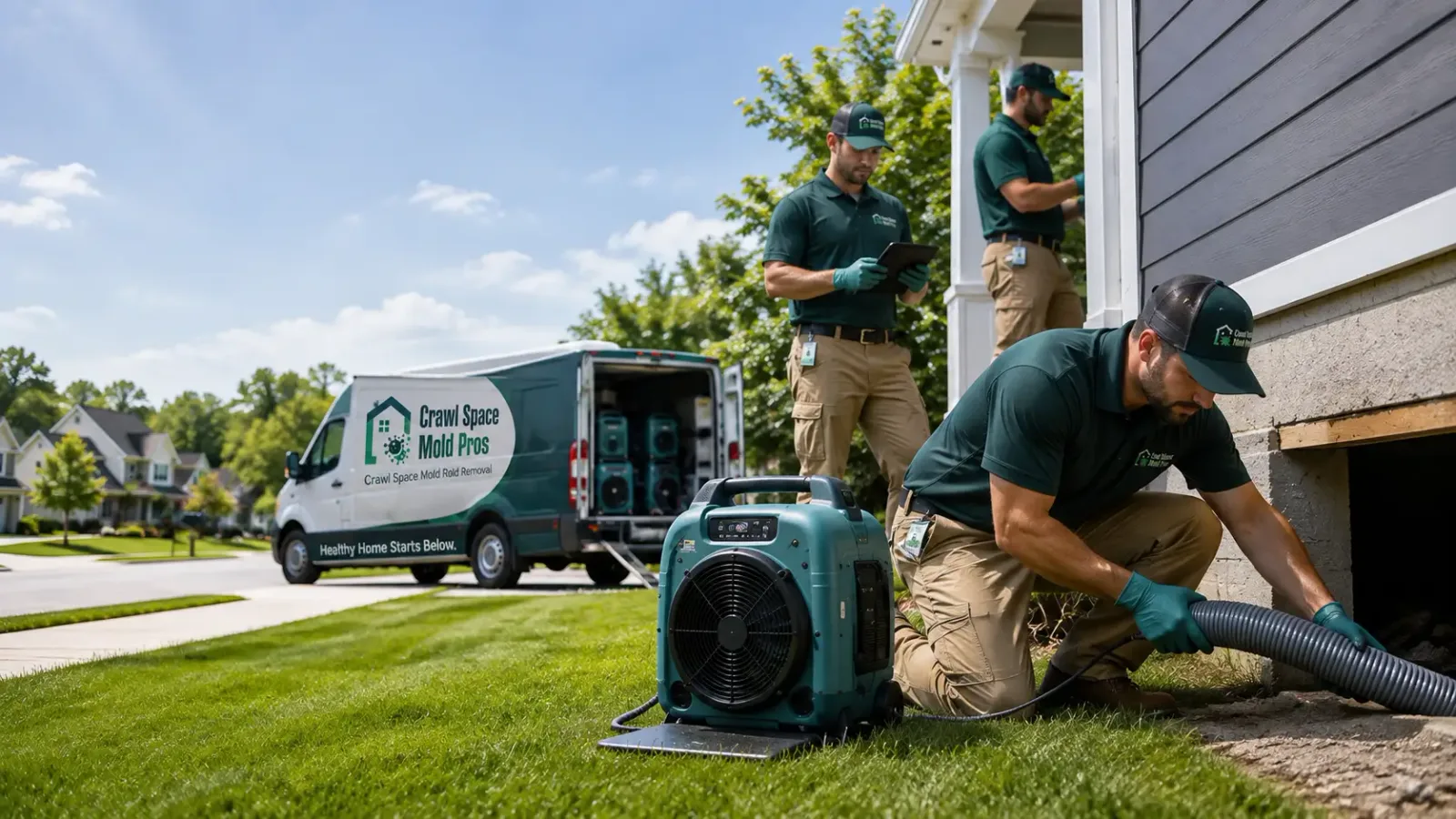 Crawl Space Mold Removal in Massachusetts